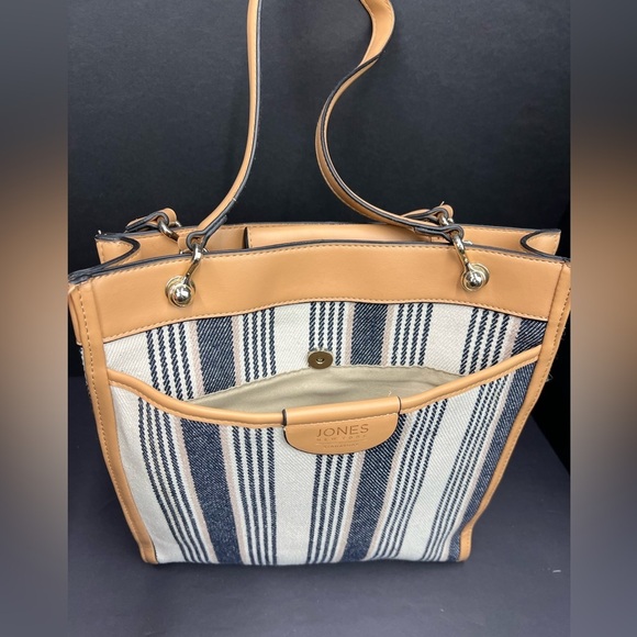 Jones New York shoulder bag Signature Navy Blue and white - Picture 5 of 12